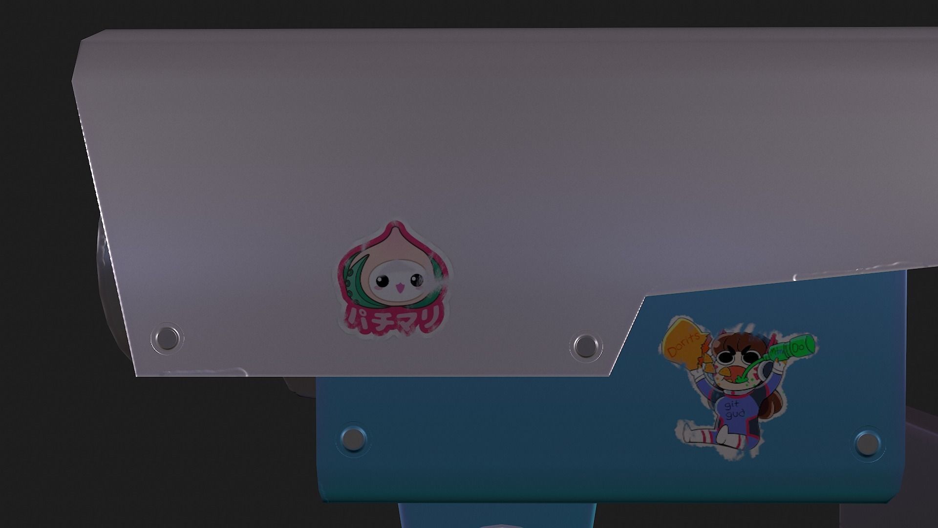 Low Poly Stylized Camera Low-poly 3D model_6