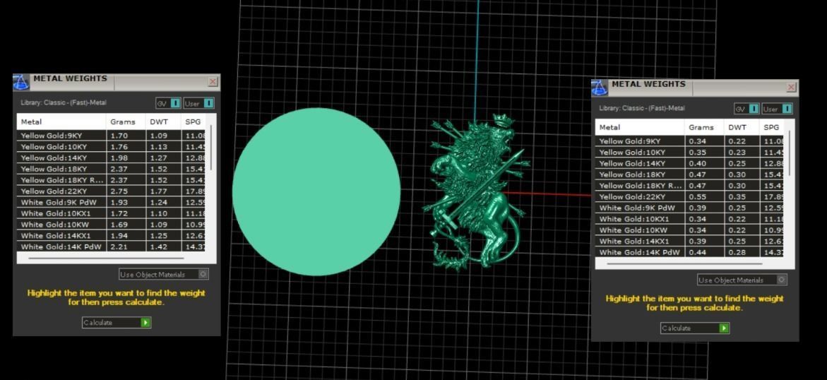  lion pendant 3D print model 3D print model_8