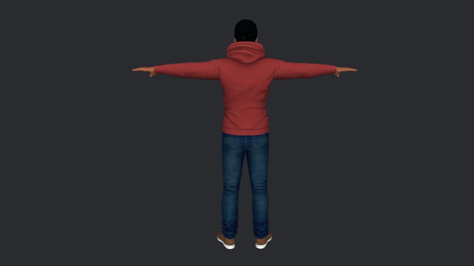 Kevin Hart Hyper Realistic Full Body Rigged Character 3D model_15