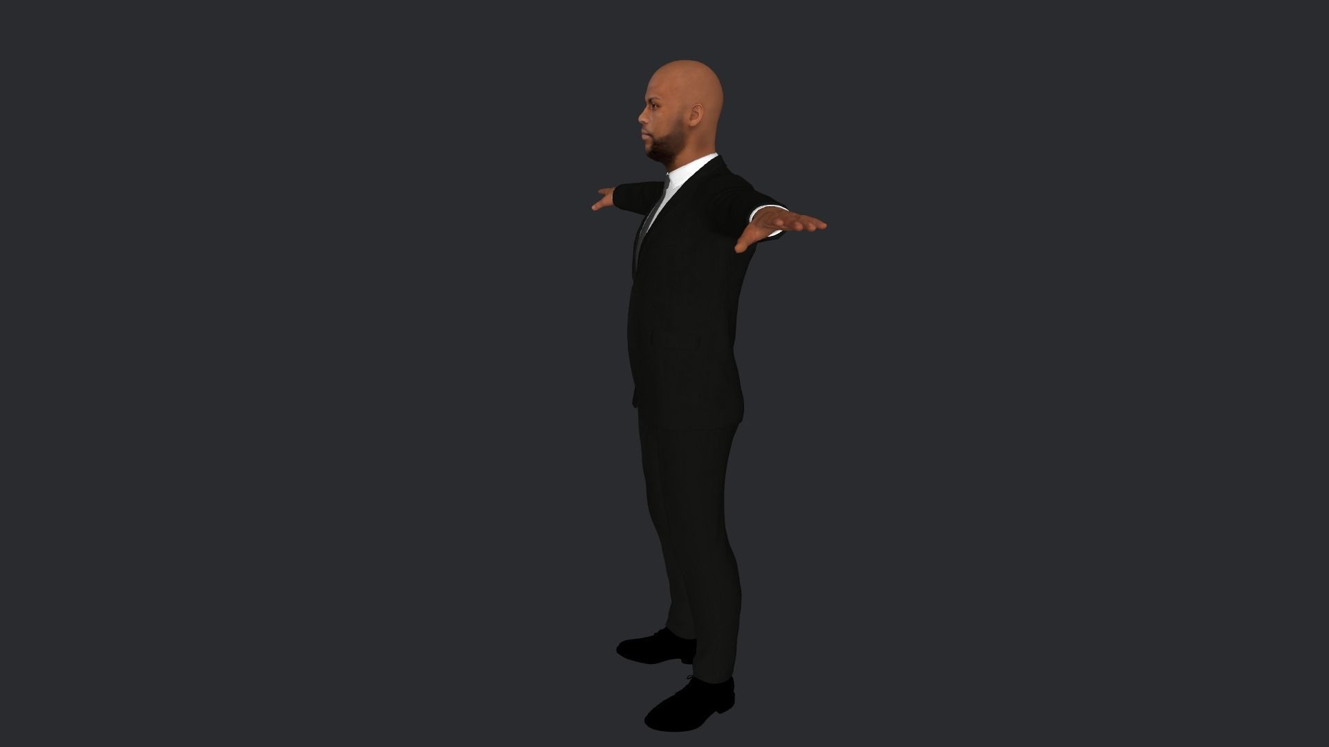 Kevin Hart Hyper Realistic Full Body Rigged Character 3D model_30