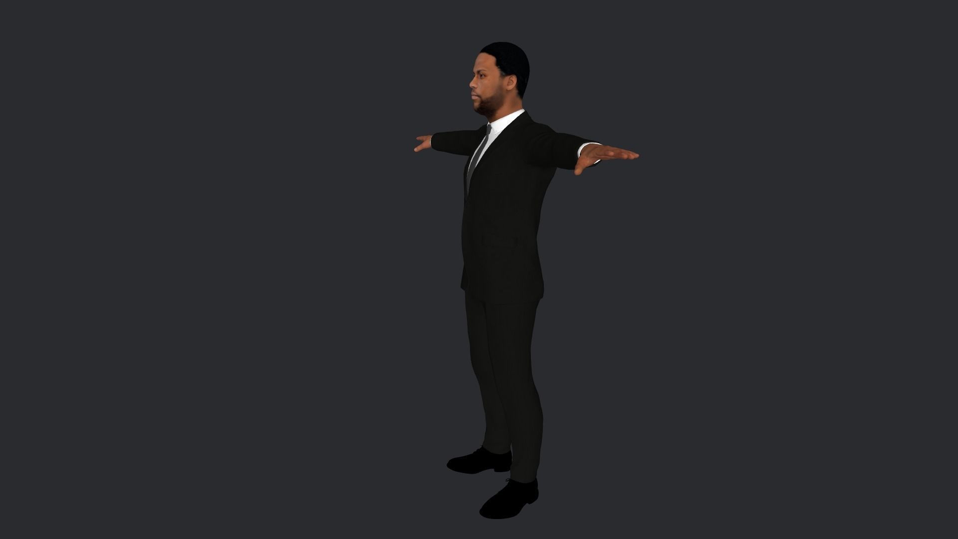 Kevin Hart Hyper Realistic Full Body Rigged Character 3D model_23