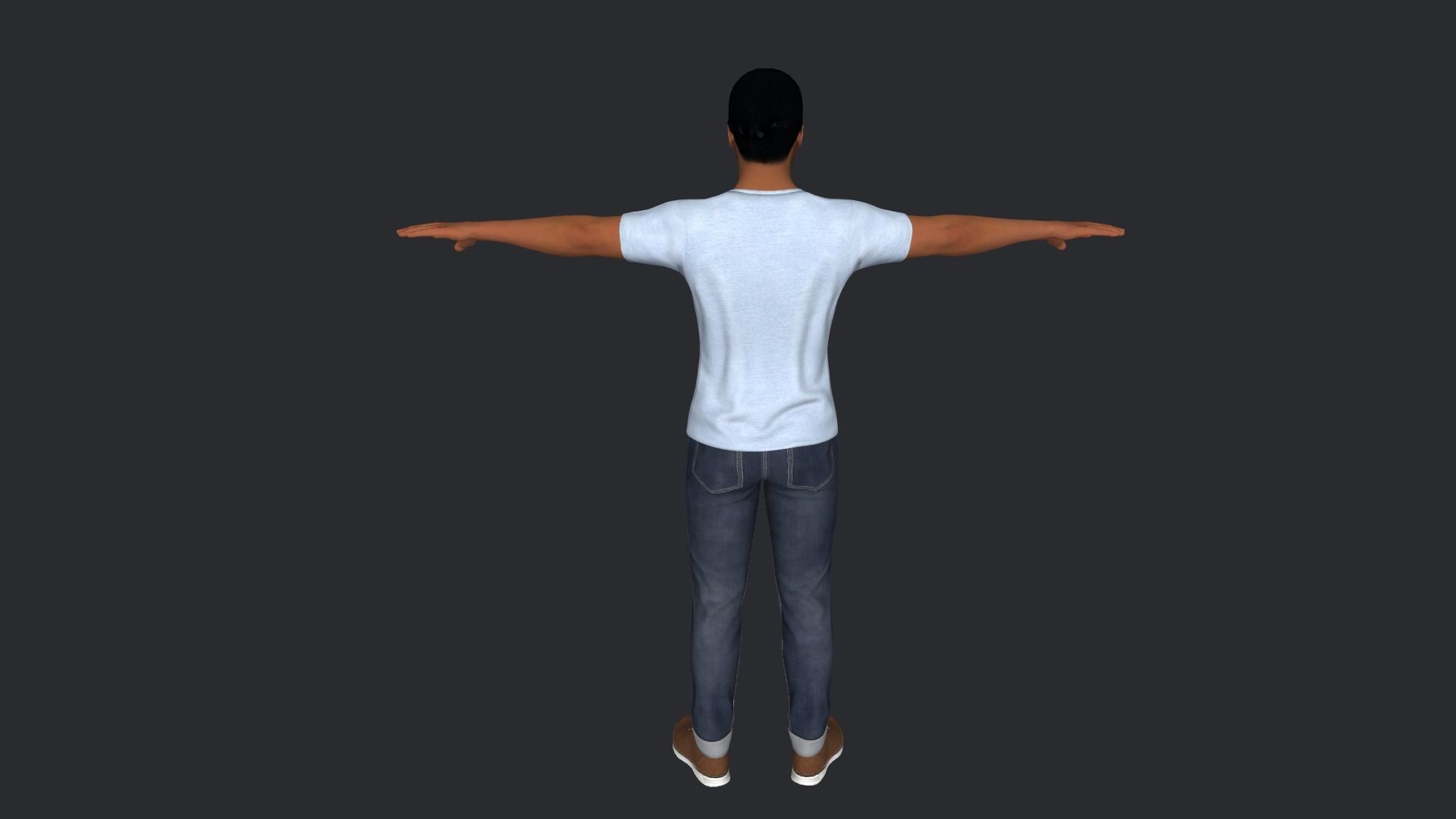 Kevin Hart Hyper Realistic Full Body Rigged Character 3D model_9