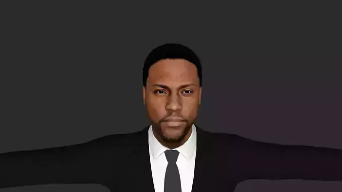 Kevin Hart Hyper Realistic Full Body Rigged Character