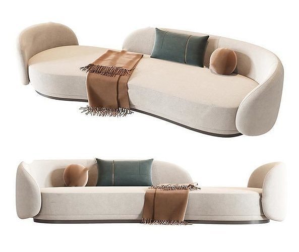 sofa 1 3D model 5