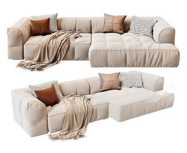 sofa 1 3D model 3