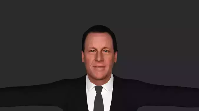 Lance Armstrong Hyper Realistic Full Body Rigged Character
