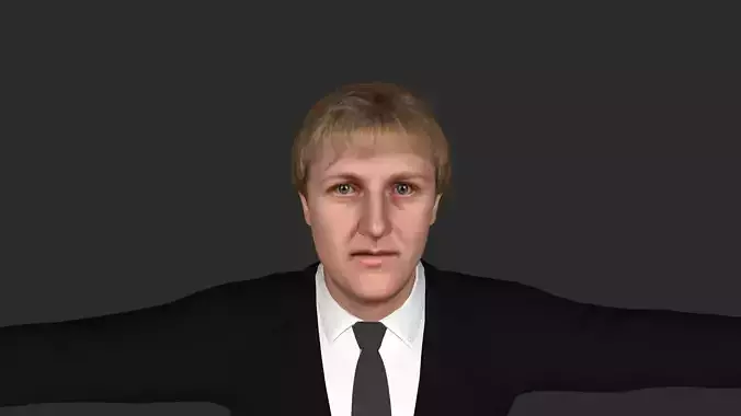 Larry Bird Hyper Realistic Full Body Rigged Character