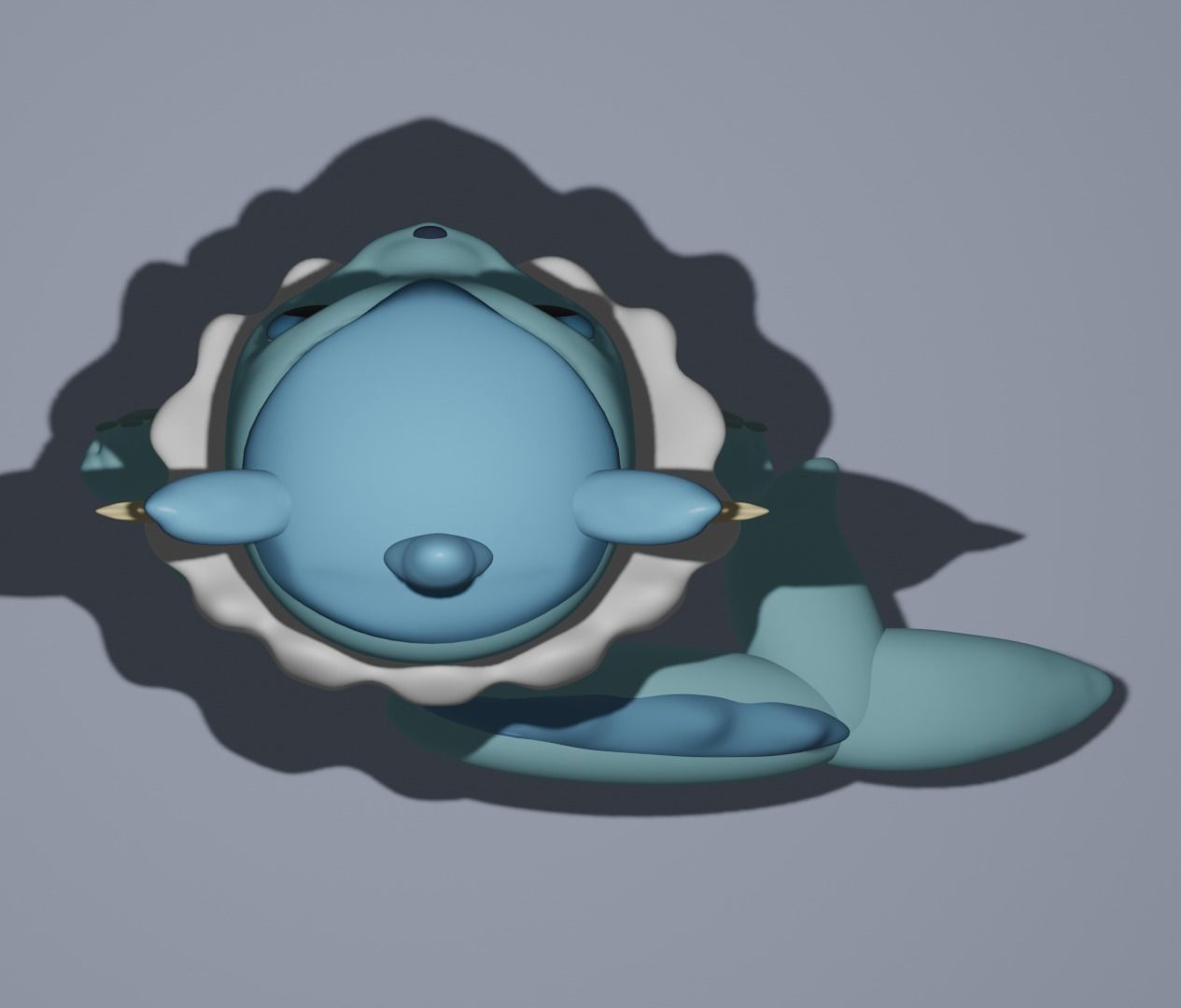 Pokemon Vaporeon 3D print model_3