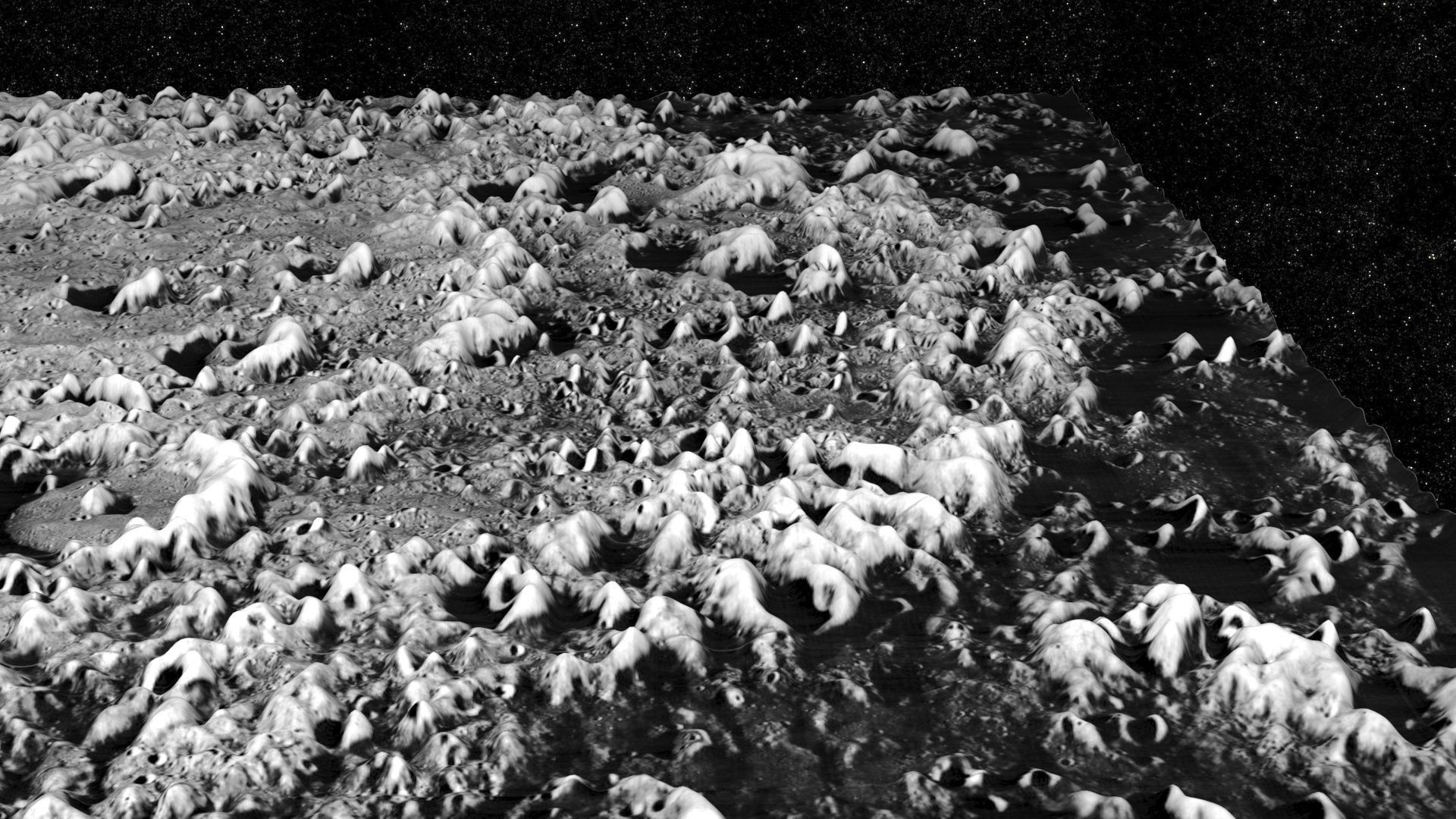 Korolev Lunar Crater 3D model_2