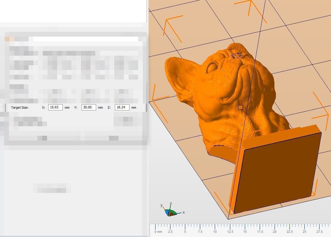 French bulldog bust 3D print model_28