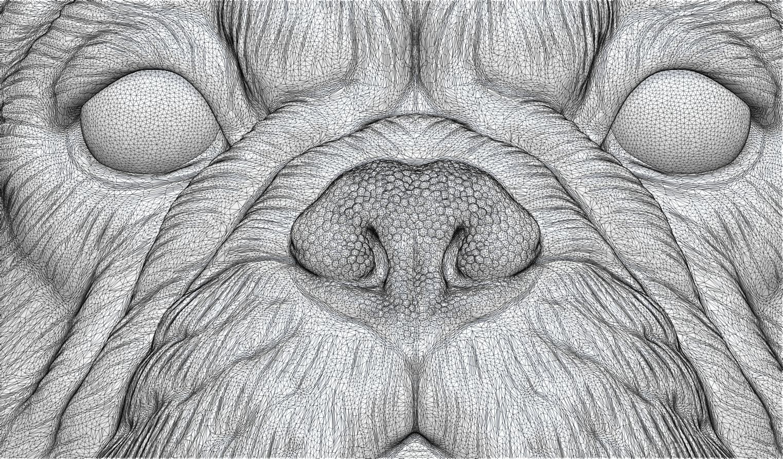 French bulldog bust 3D print model_26