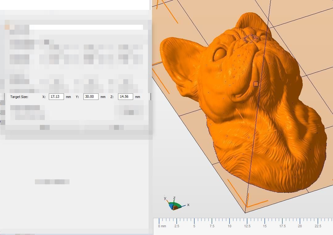 French bulldog bust 3D print model_27