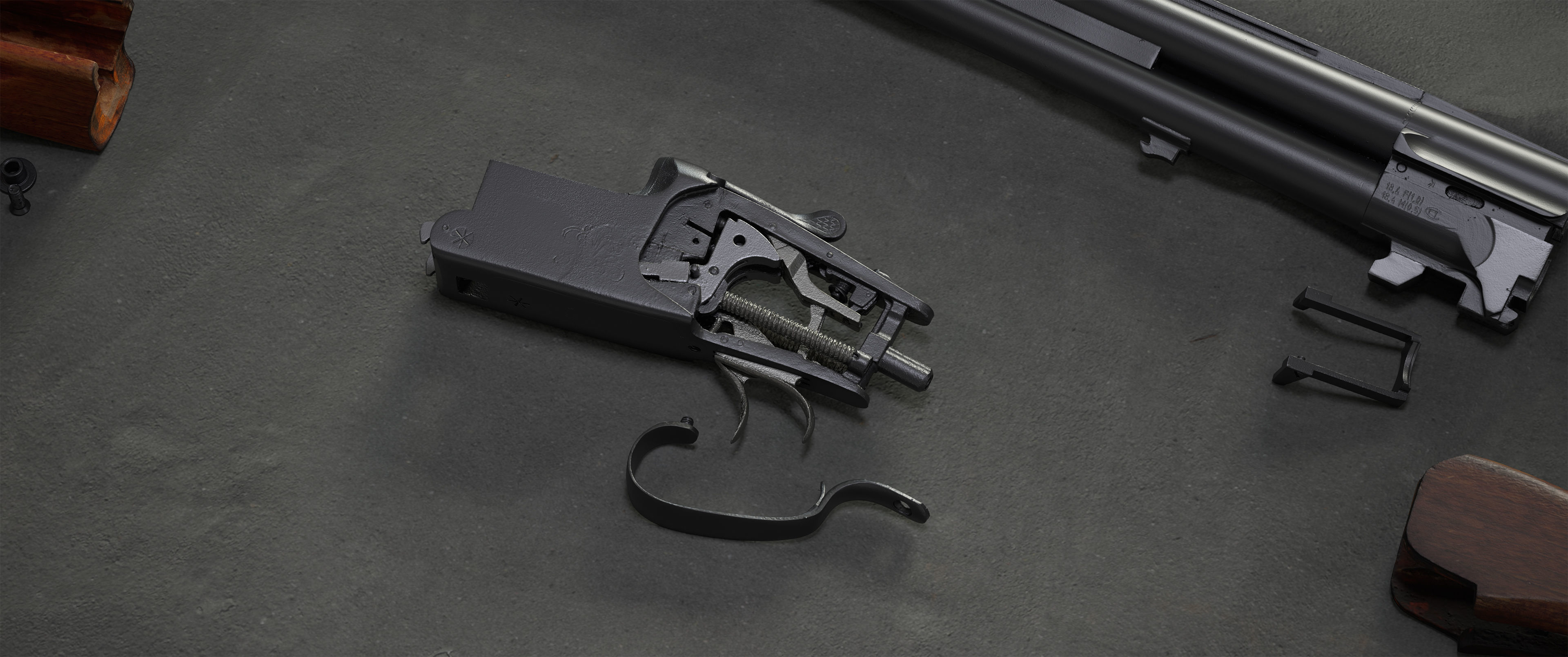 Scan IZh-27 M or  MP-27 M USSR russian double barrel shotgun 3D model_4