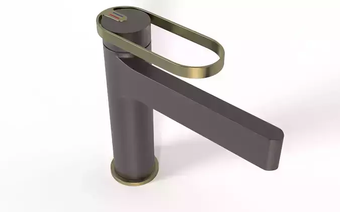 Voxort Amora - Basin Mixer Low-poly 3D model