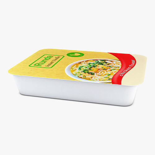 Instant Noodles Packaging Runda Simple M 1 3D model 3
