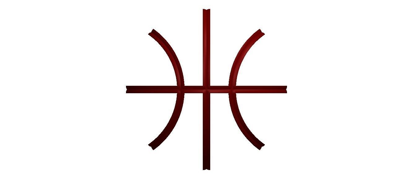 Wireframe Shape Basketball 3D print model_25