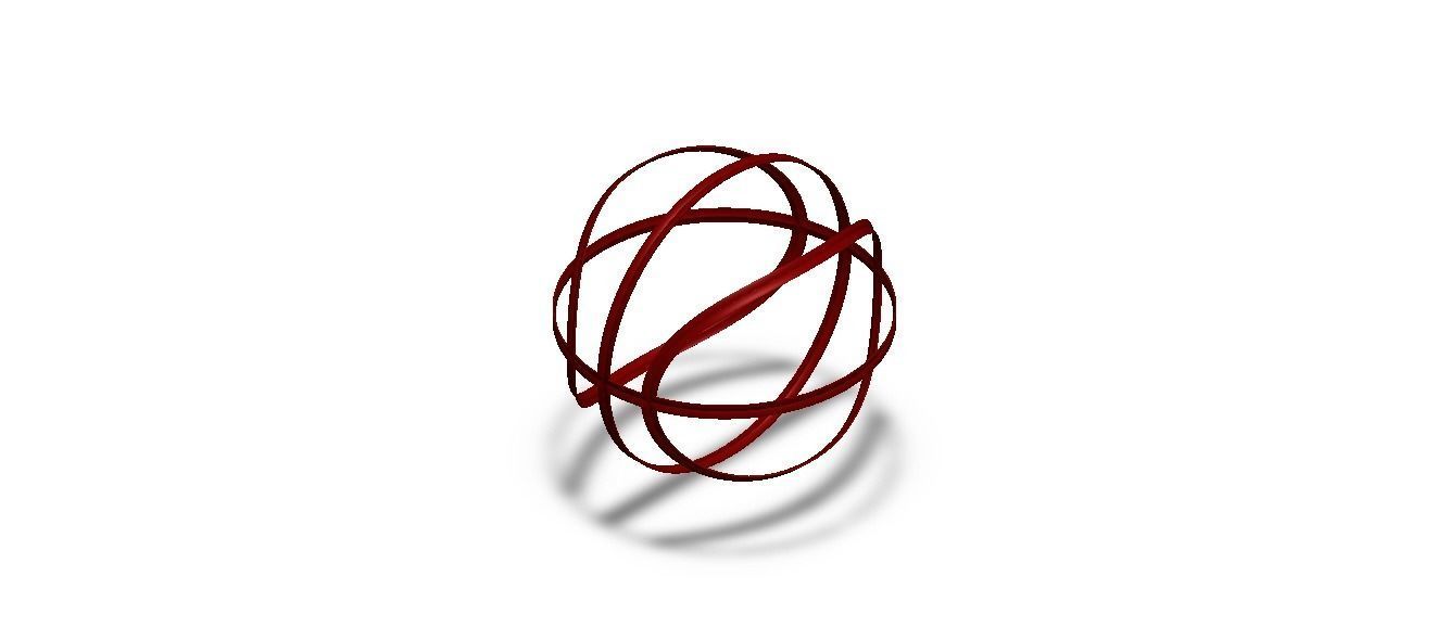 Wireframe Shape Basketball 3D print model_9