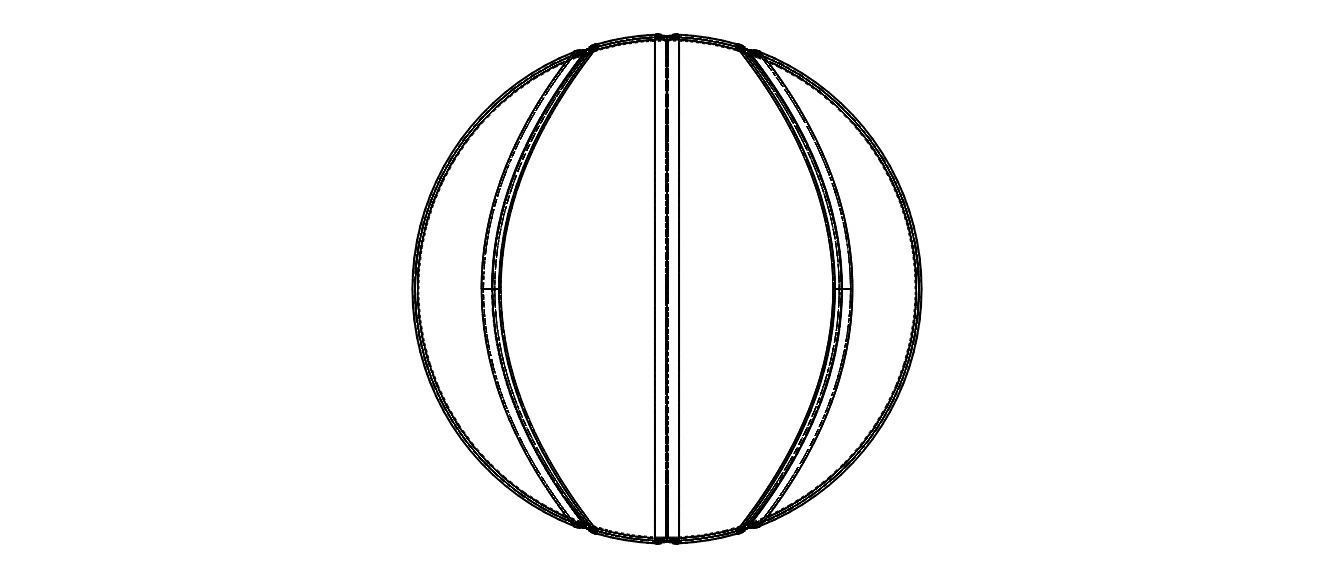 Wireframe Shape Basketball 3D print model_15
