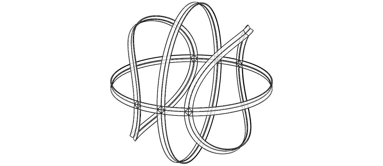 Wireframe Shape Basketball 3D print model_3