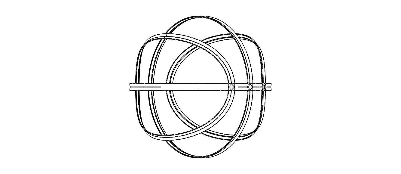 Wireframe Shape Basketball 3D print model_34