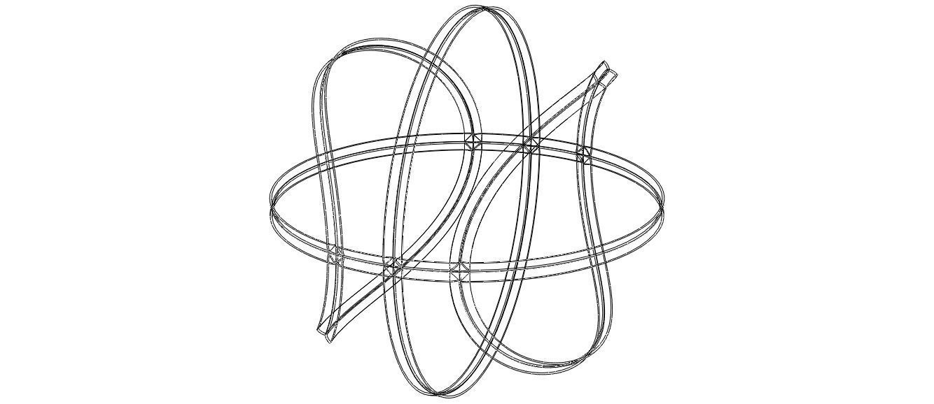 Wireframe Shape Basketball 3D print model_4
