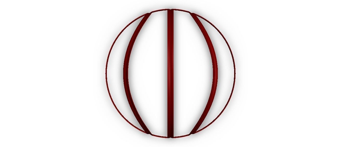 Wireframe Shape Basketball 3D print model_17