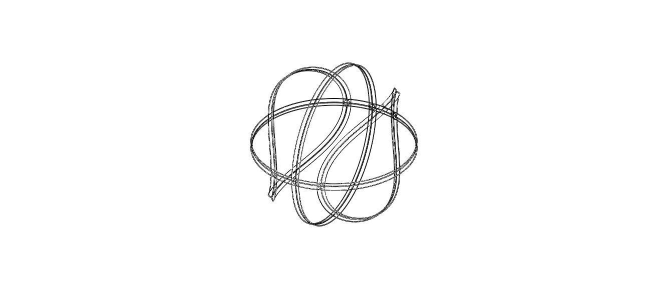Wireframe Shape Basketball 3D print model_12