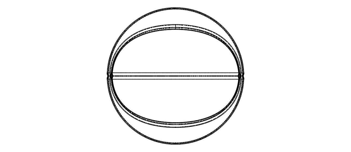 Wireframe Shape Basketball 3D print model_39