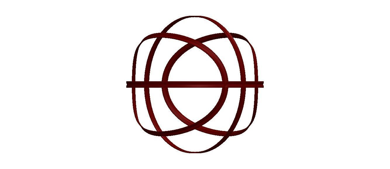 Wireframe Shape Basketball 3D print model_37