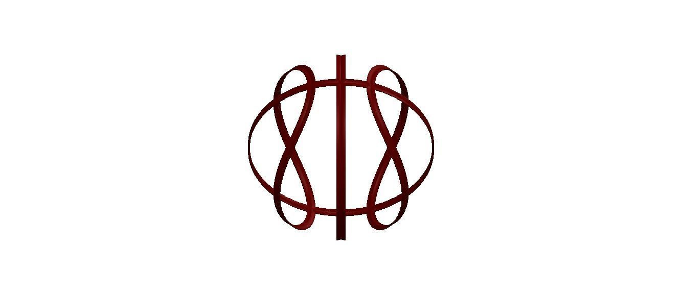Wireframe Shape Basketball 3D print model_29