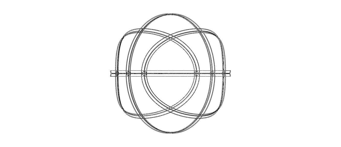 Wireframe Shape Basketball 3D print model_36