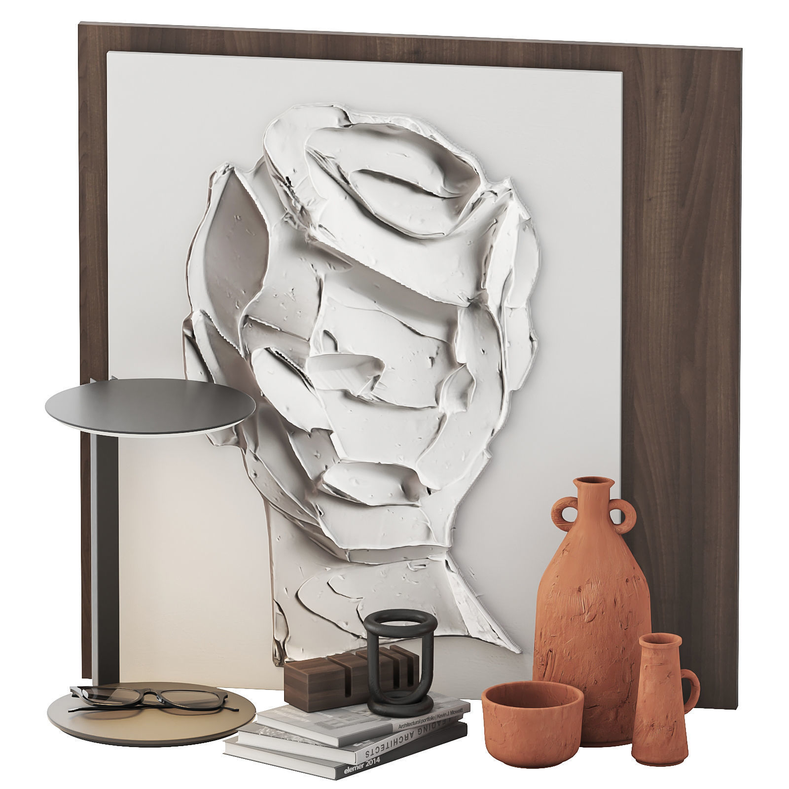 Dec Set Plaster portrait 03 3D model_4