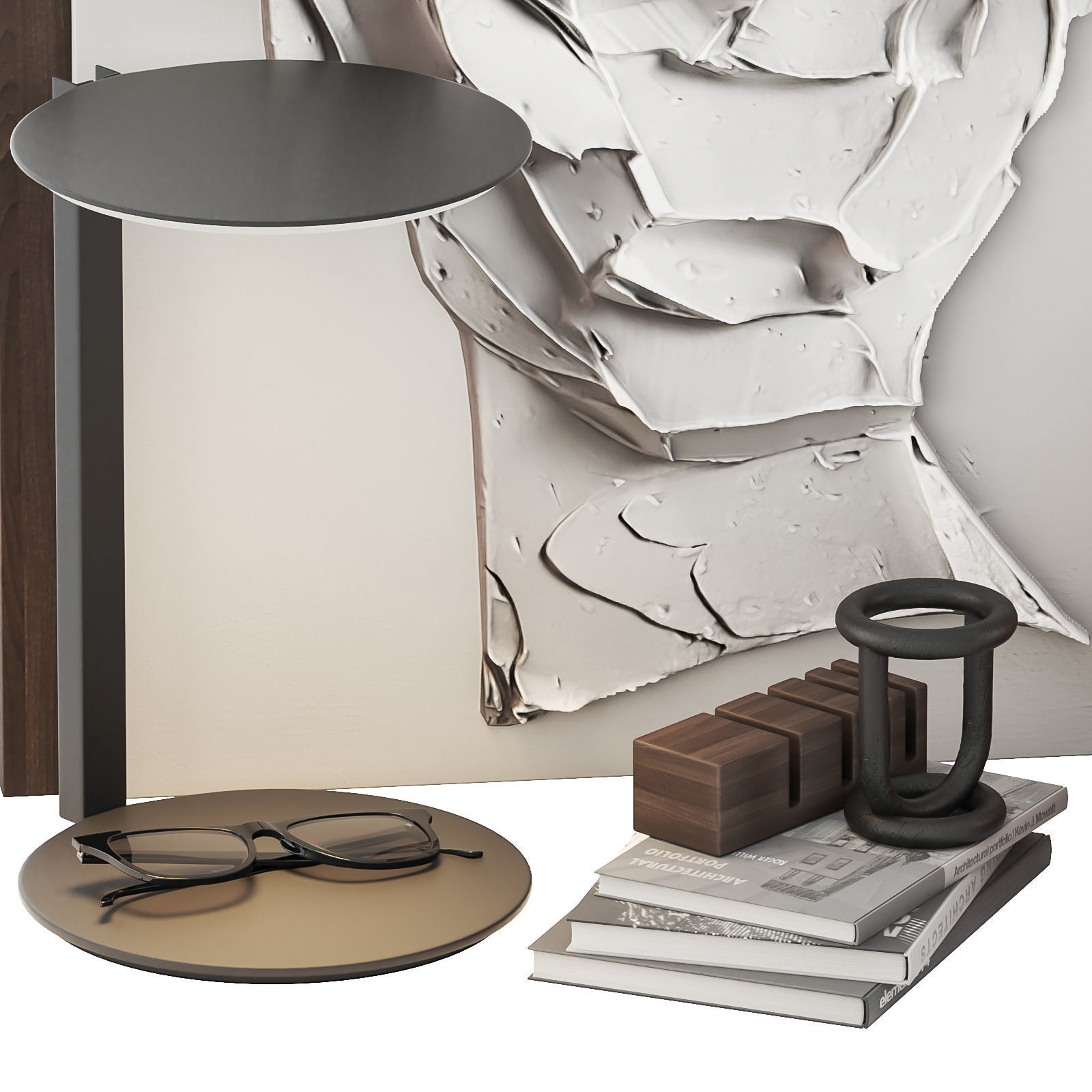 Dec Set Plaster portrait 03 3D model_1