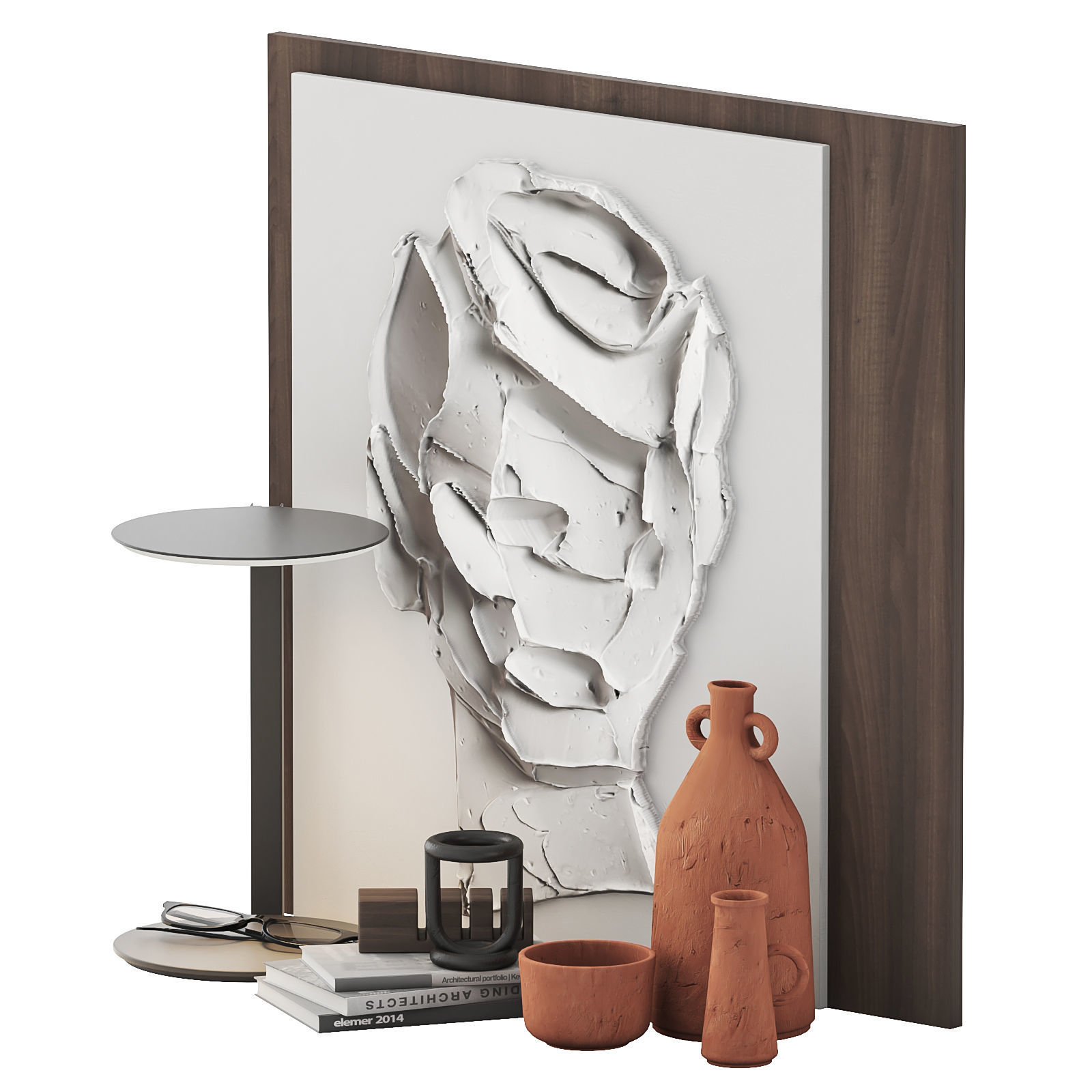 Dec Set Plaster portrait 03 3D model_3