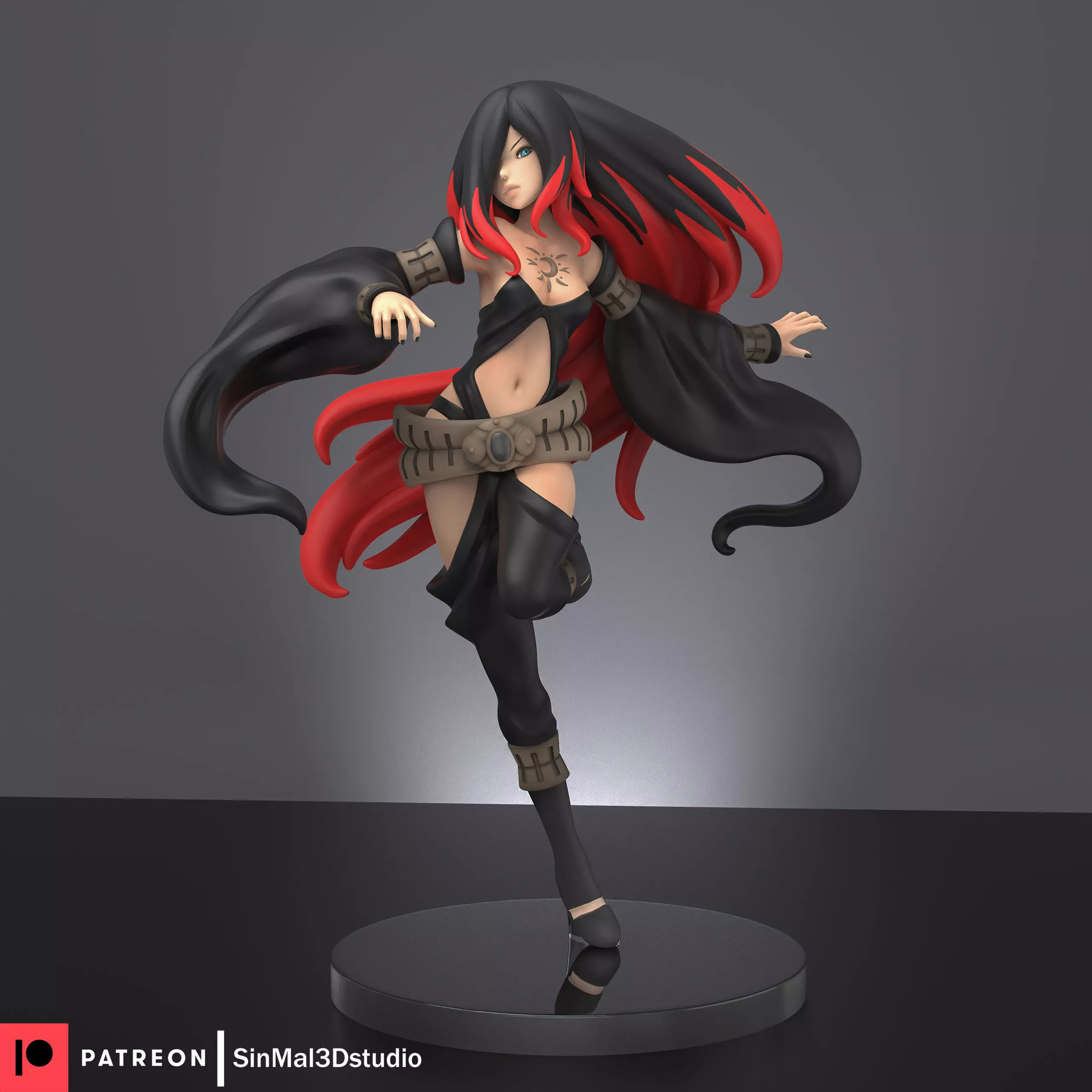 Gravity rush Raven 3d print model  3D print model_0