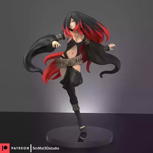 Gravity rush Raven 3d print model  3D print model
