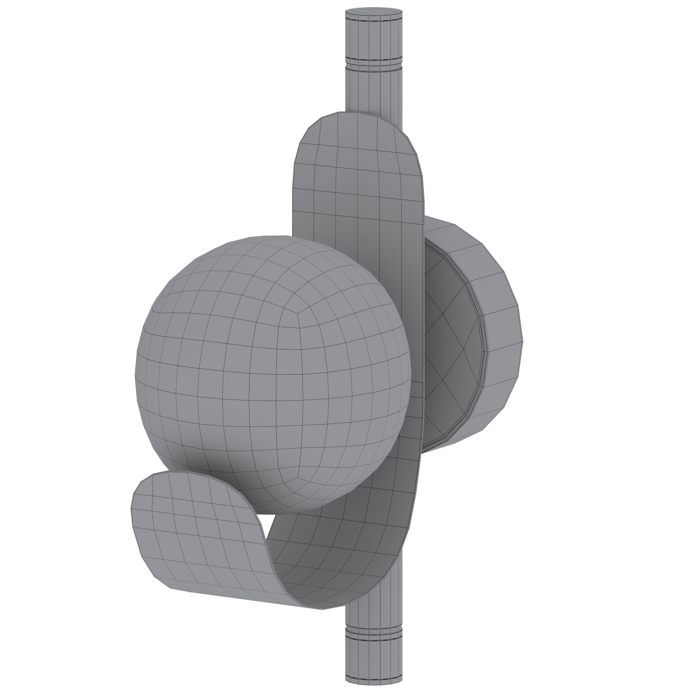 Wall lamp Palm Springs by Frato 3D model_4