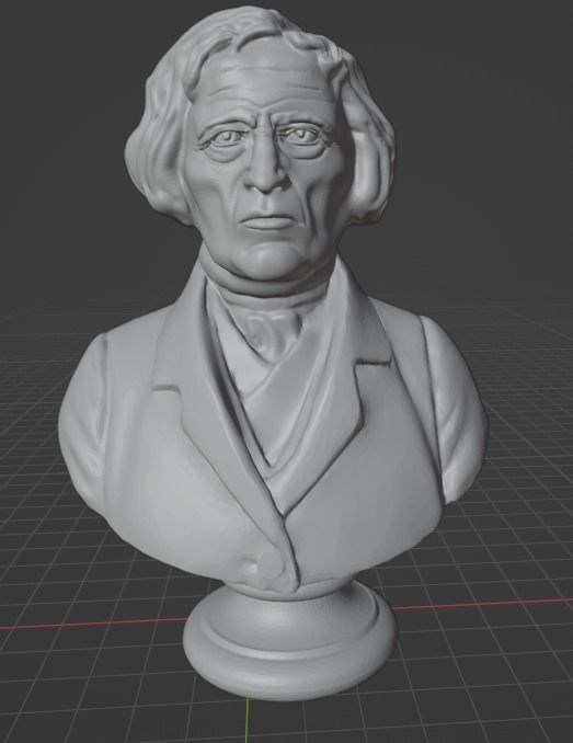 Jacob Grimm 3D print model_1