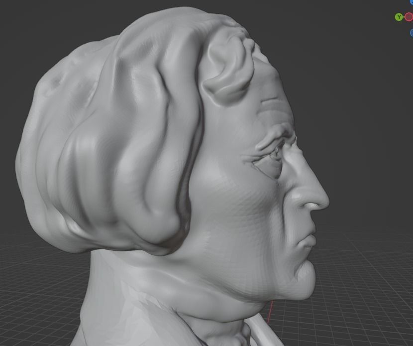 Jacob Grimm 3D print model_16