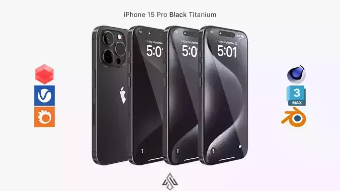 Apple iPhone 15 Pro Black Titanium