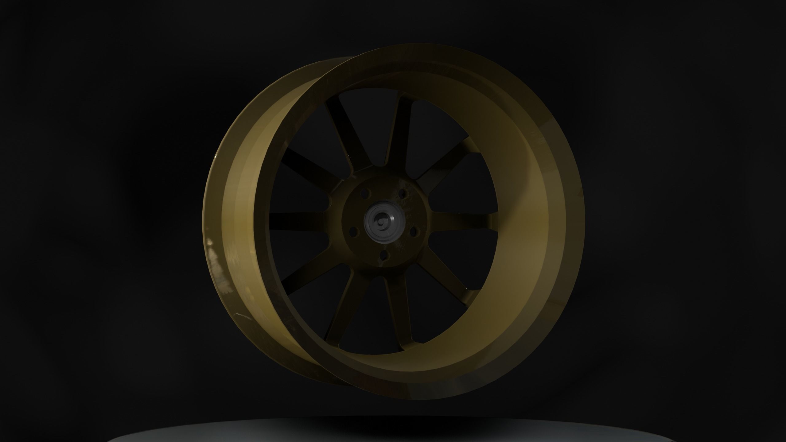 Ferrada FR4 Wheels - Game Ready - Low Poly - Fully Textured Low-poly 3D model_17