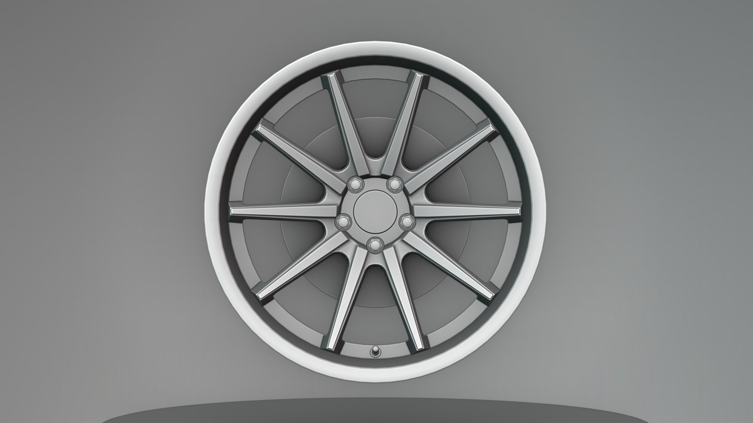 Ferrada FR4 Wheels - Game Ready - Low Poly - Fully Textured Low-poly 3D model_21