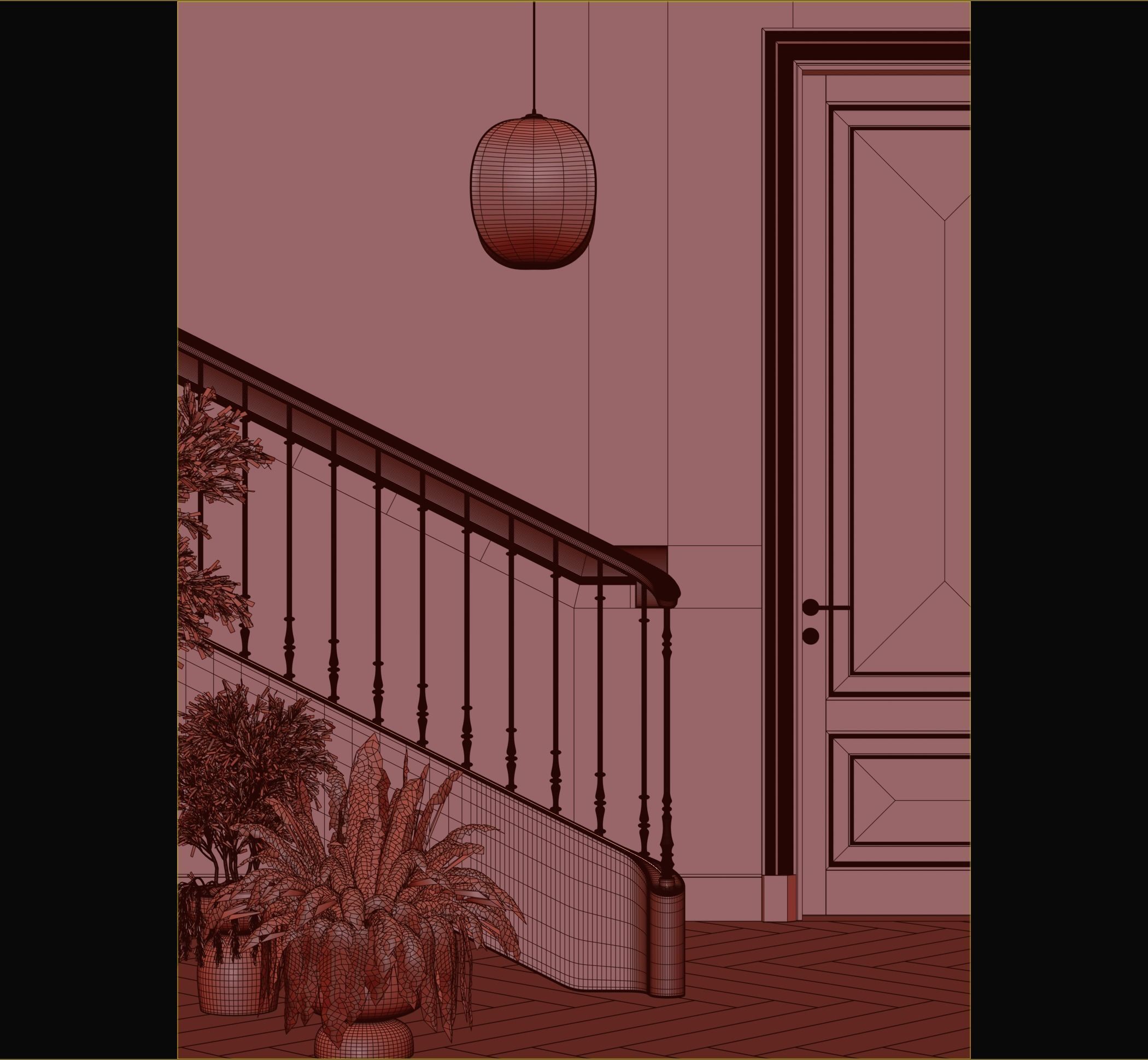 The UC Stair 3D model_3