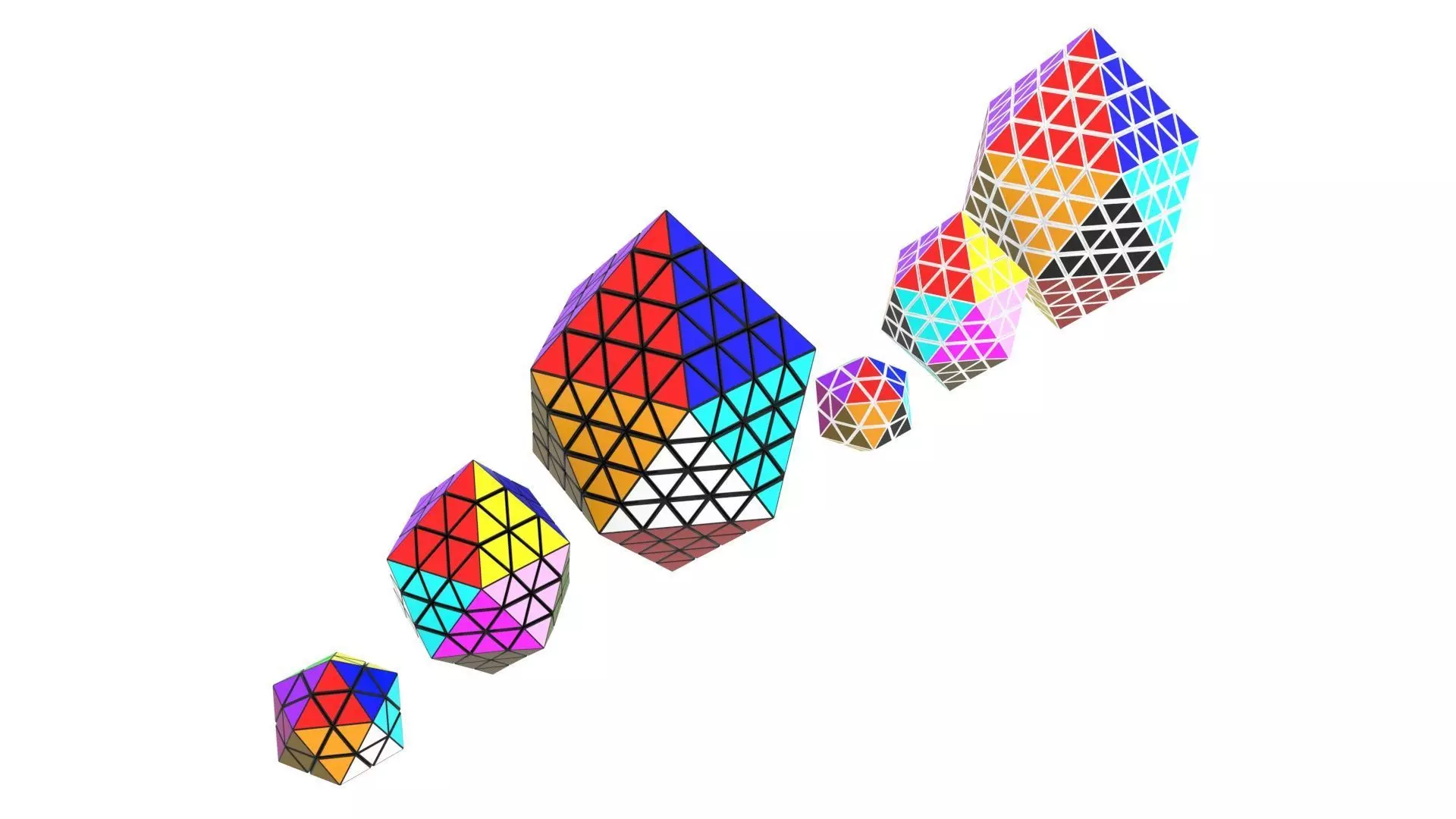 Astrominx Set 3D model