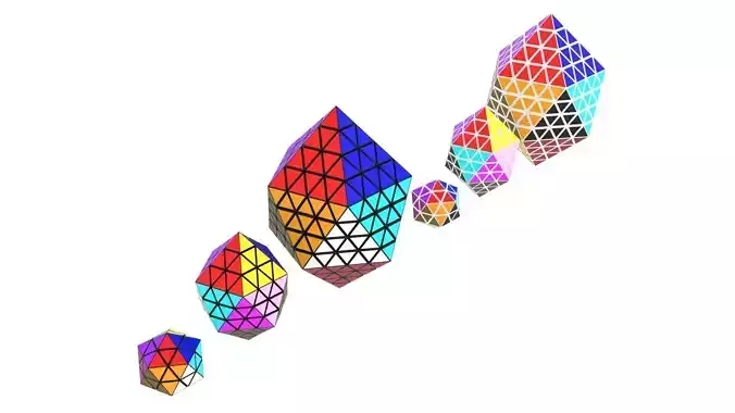 Astrominx Set 3D model