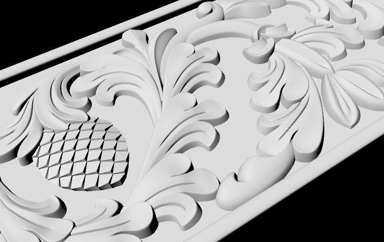 Decor for furniture 3D model_4