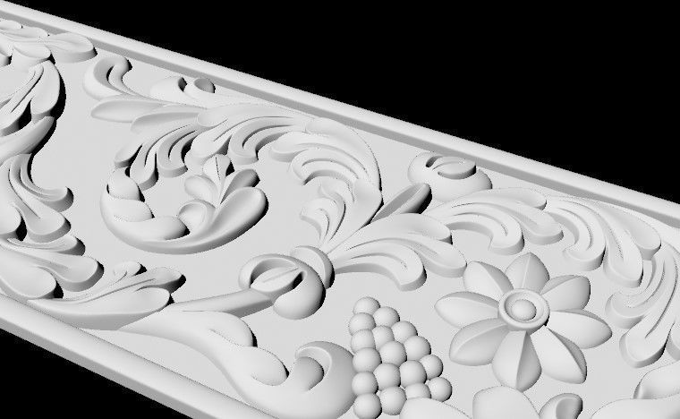 Decor for furniture 3D model_3