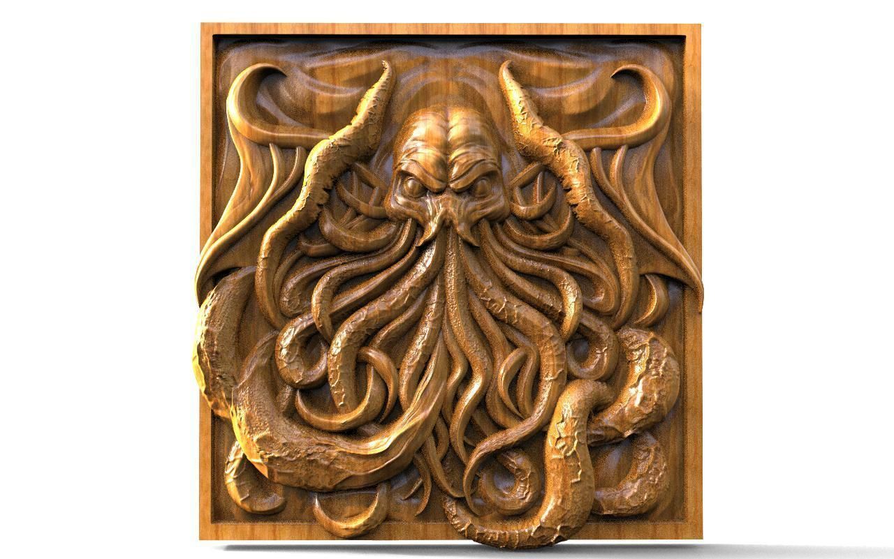 Cthulhu CNC  3D print model_4