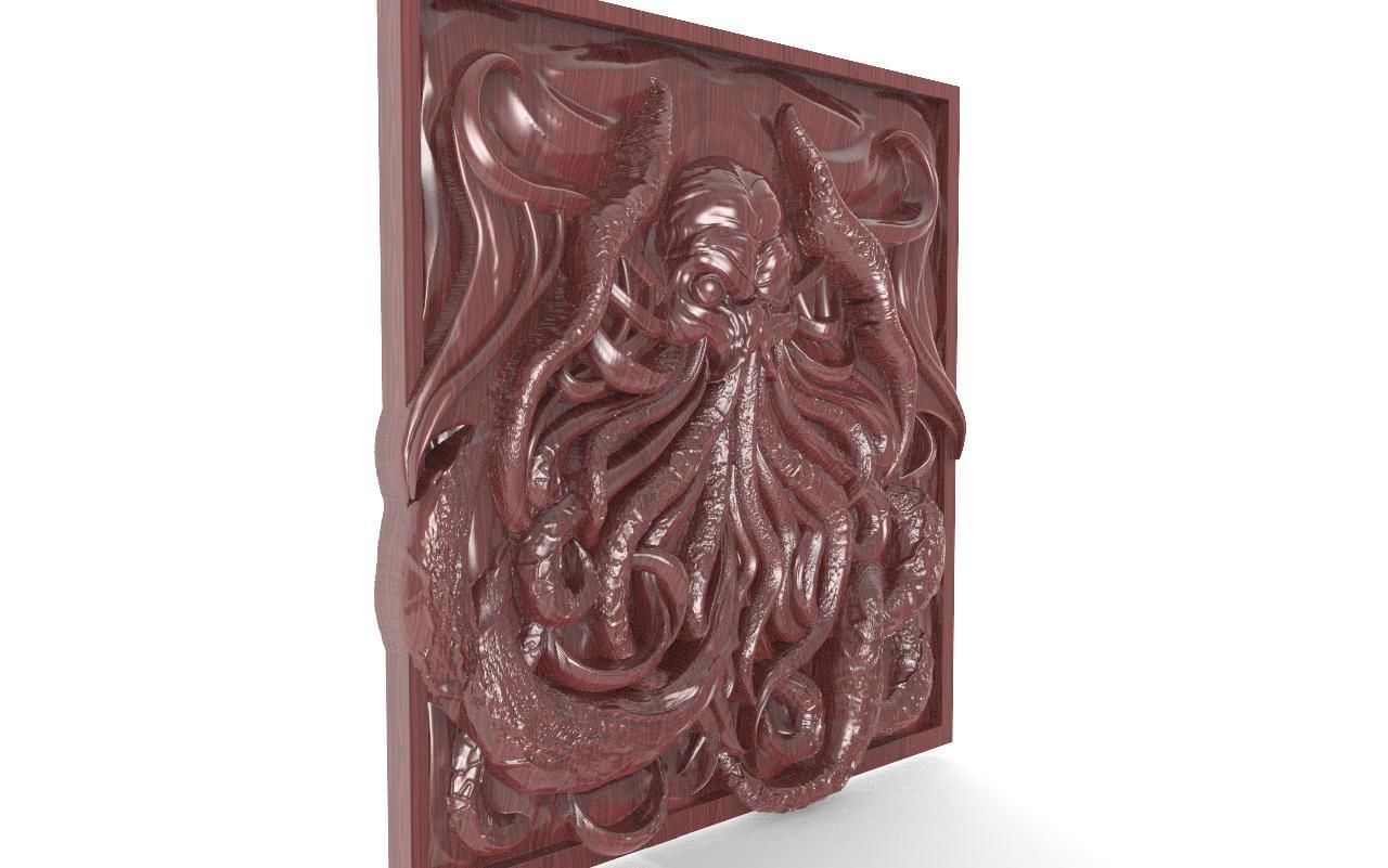 Cthulhu CNC  3D print model_7