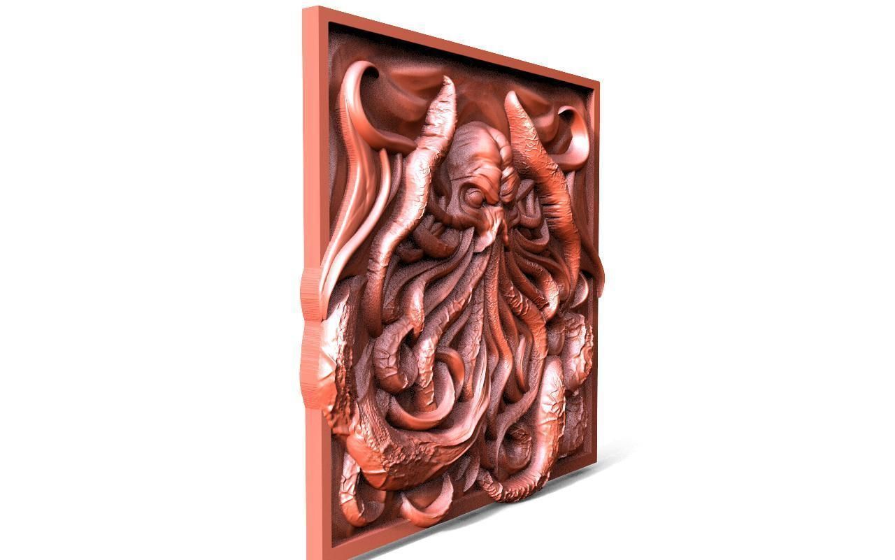 Cthulhu CNC  3D print model_2